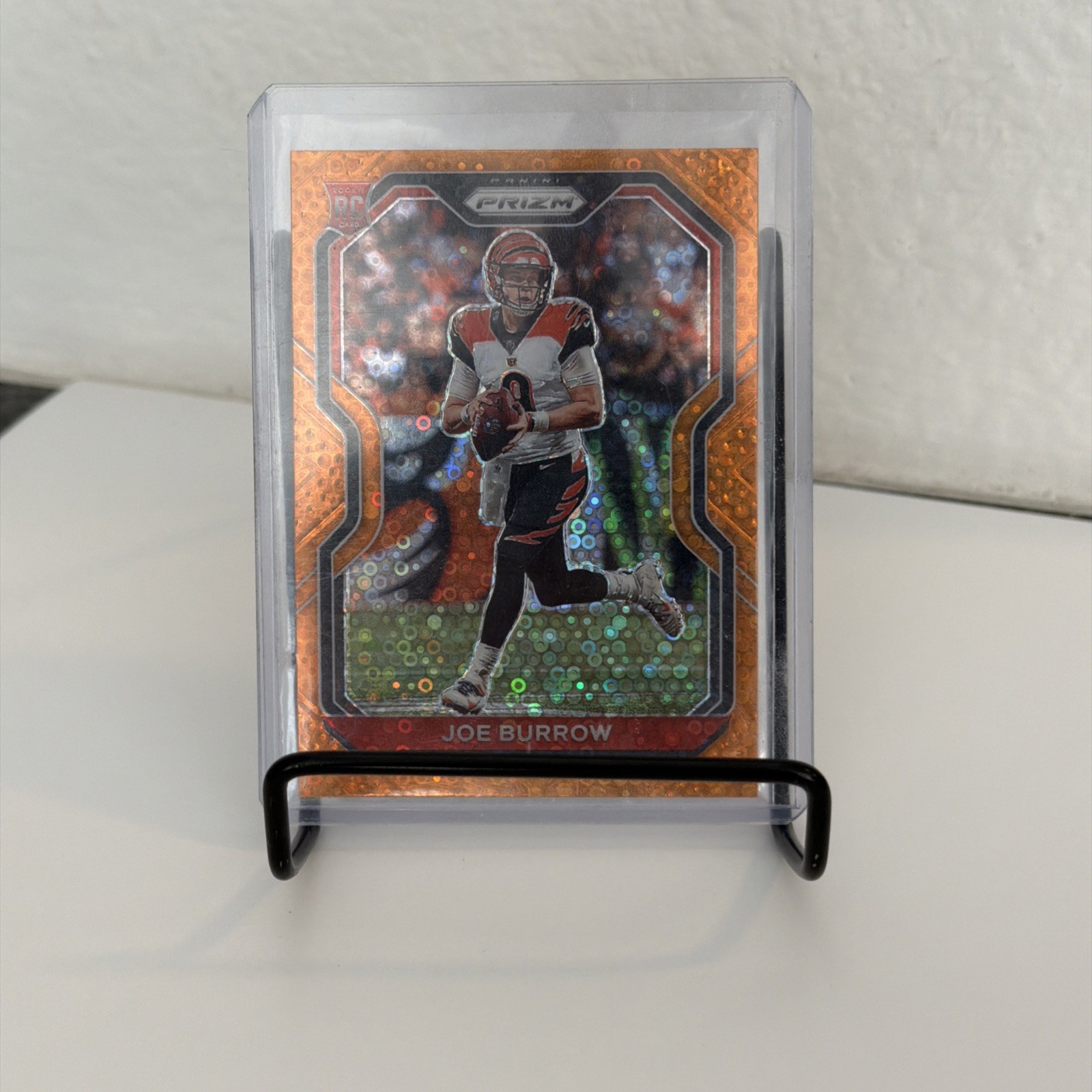 Joe Burrow 2020 Panini Prizm Rookie #307 Orange Disco Prizm (RC) Bengals