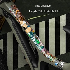 ENLEE Bicycle Downtube Protector Sticker Frame Guard for Bike Frame Protection