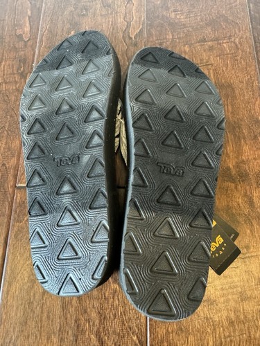 Teva Women's ReFlip Flip Flops Black/White Womens Size 8 New with tags - Picture 5 of 6