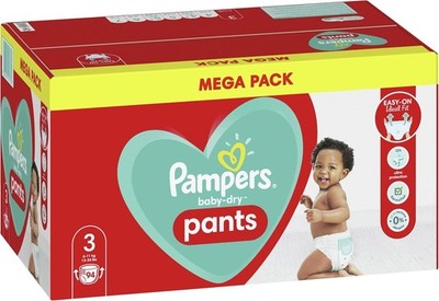 Pampers Baby-Dry Pants Größe 3 (6-11 kg) - 94 Einwegwindeln für Babys