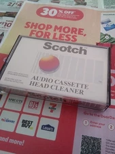 Scotch Audio Cassette Tape Head Cleaner