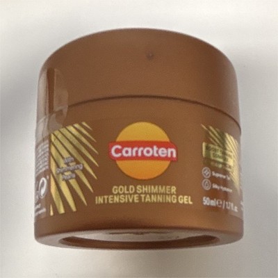 Carroten Gold Shimmer Intensive Tanning Gel Tan Accelerator SPF 0 1.7fl oz