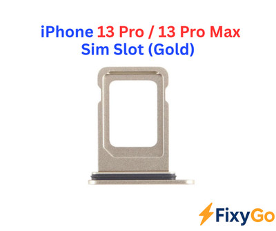 iPhone 13 Pro / 13 Pro Max SIM Karten Slot Halter Ersatz SIM Tray Gold