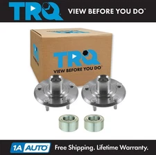 TRQ Front Wheel Hub Bearing Kit LH RH Pair for Honda CRV Prelude