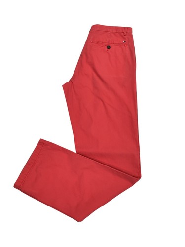 Tommy Hilfiger Authentic Chino Pants Men's Size 32W 32L Salmon Regular Fit