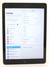 Apple iPad 6th Gen A1893 32GB 9.7" WiFi Only Space Gray Tablet; 6174702