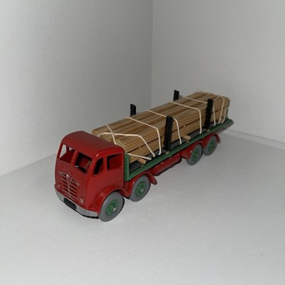 DINKY FODEN FLAT TRUCK seltene Farben MIT Holzladung 