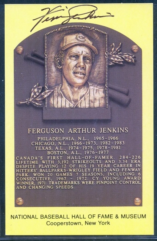 Fergie Jenkins MLB Original Autographed Items for sale | eBay