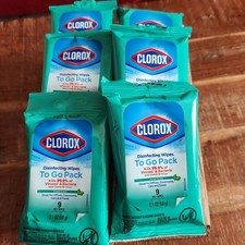 Clorox Wipes To Go Pack Fresh Scent Travel size 24 packs Case Free shipping