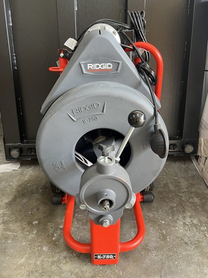 #ad #ad RIDGID K 750 Drain Cleaning Snake Auger Drum Machine For 5 8” Or 3 4” Cable $2200.00