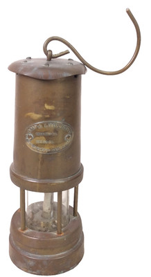 Hockley Lampe und Limelight Company Bergleute Petroleumlampe 9''