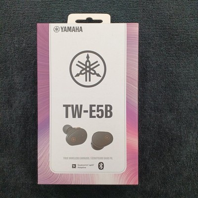 Yamaha TW-E5B True Wireless Earbuds Black IPX5 30Hr Battery Exc Cond