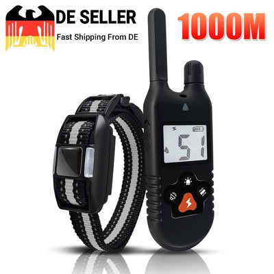 3280ft Remote Electric Pet Dog Training Collar Shock Anti Bark Rechargeable LCD