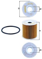 Knecht ÖLfilter OX 346D Filtereinsatz FüR Smart 450 Fortwo City 451 Forfour 452