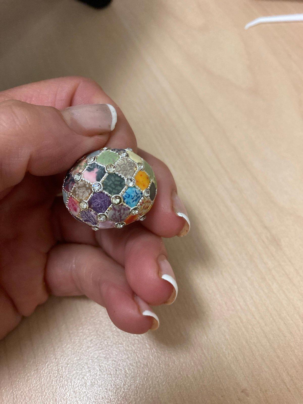 Pastel Patchwork Ring - image 5