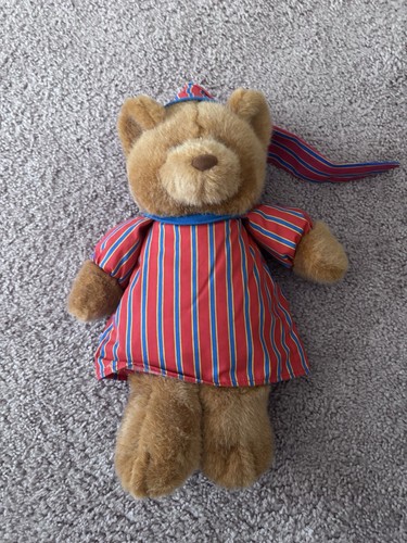 Vintage Avon Sleepy Sherman Dream With Me Bedtime Teddy Bear Plush Tested WORKS! - Picture 4 of 5