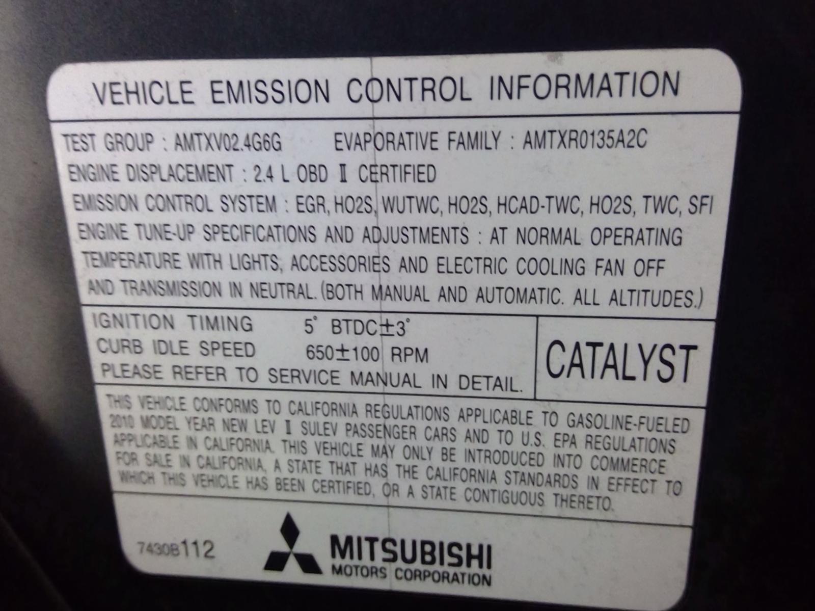 Mitsubishi Lancer 20102017 Sdn Right Tail Light Quarter Panel Mounted