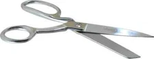 Clauss 3-1/2" LOC, 8" OAL Chrome Plated Standard Shears Right Hand, Chrome Pl...