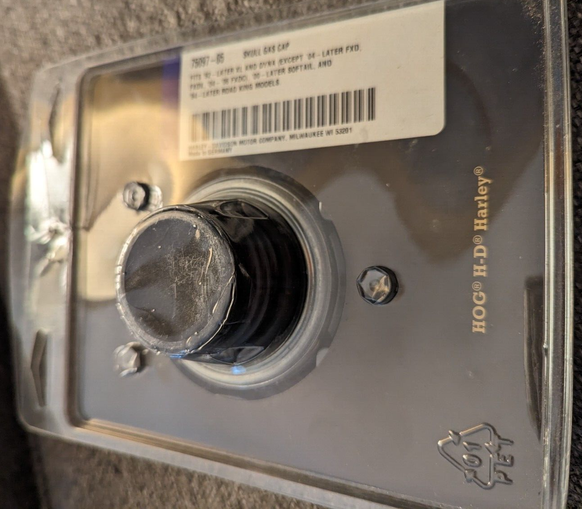 HARLEY DAVIDSON GAS CAP 75097 05 (Please Review All Pictures) Not