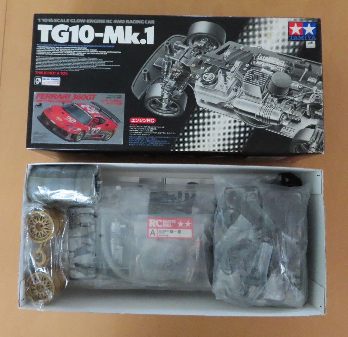 Tamiya RC Kit 1/10 Ferrari 360GT Glow Engine TG10-Mk.1 Tamiya RC Kit 1/10 Ferrari 360GT Glow Engine TG10-Mk.1