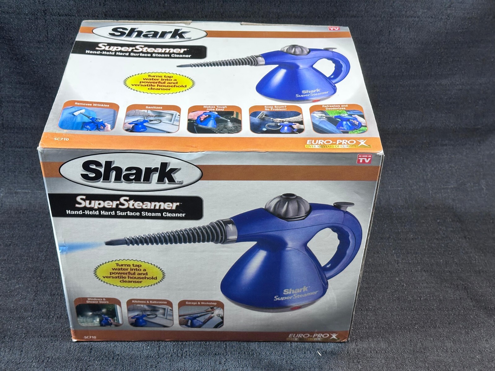 Shark SC710S Portable Handheld Steam Cleaner for Hard Surfaces Works Great-image