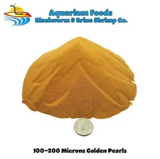 Golden Pearls 100-200 microns  Fry, Coral, Reef Tanks, Baby Food, Betta, Discus