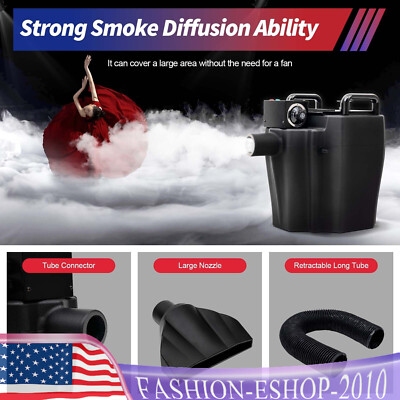 3500W Low Fog Machine Dry Ice Effect Smoke Fog Club DJ Stage Effect Wedding Show