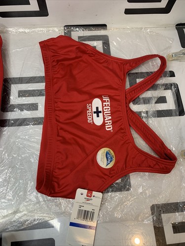 NEW SPEEDO Lifeguard Top Female Techno Back Sz XL Guard Bottom 2-Pc Two Piece - Picture 6 of 7