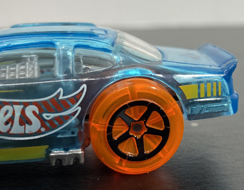 ホットウィール STOCKCAR Hot Wheels Stockar Translucent Clear X-Raycers Stock Blue Orange