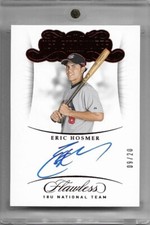 2018 Flawless USA Signatures ERIC HOSMER Auto Ruby /20