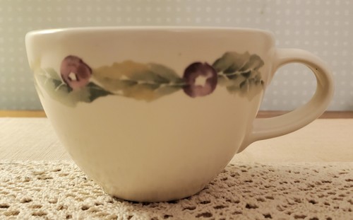 Pfaltzgraff Pottery Jamberry Coffee Mug Pat Farrell Grapes Berries Earthware - Picture 4 of 7