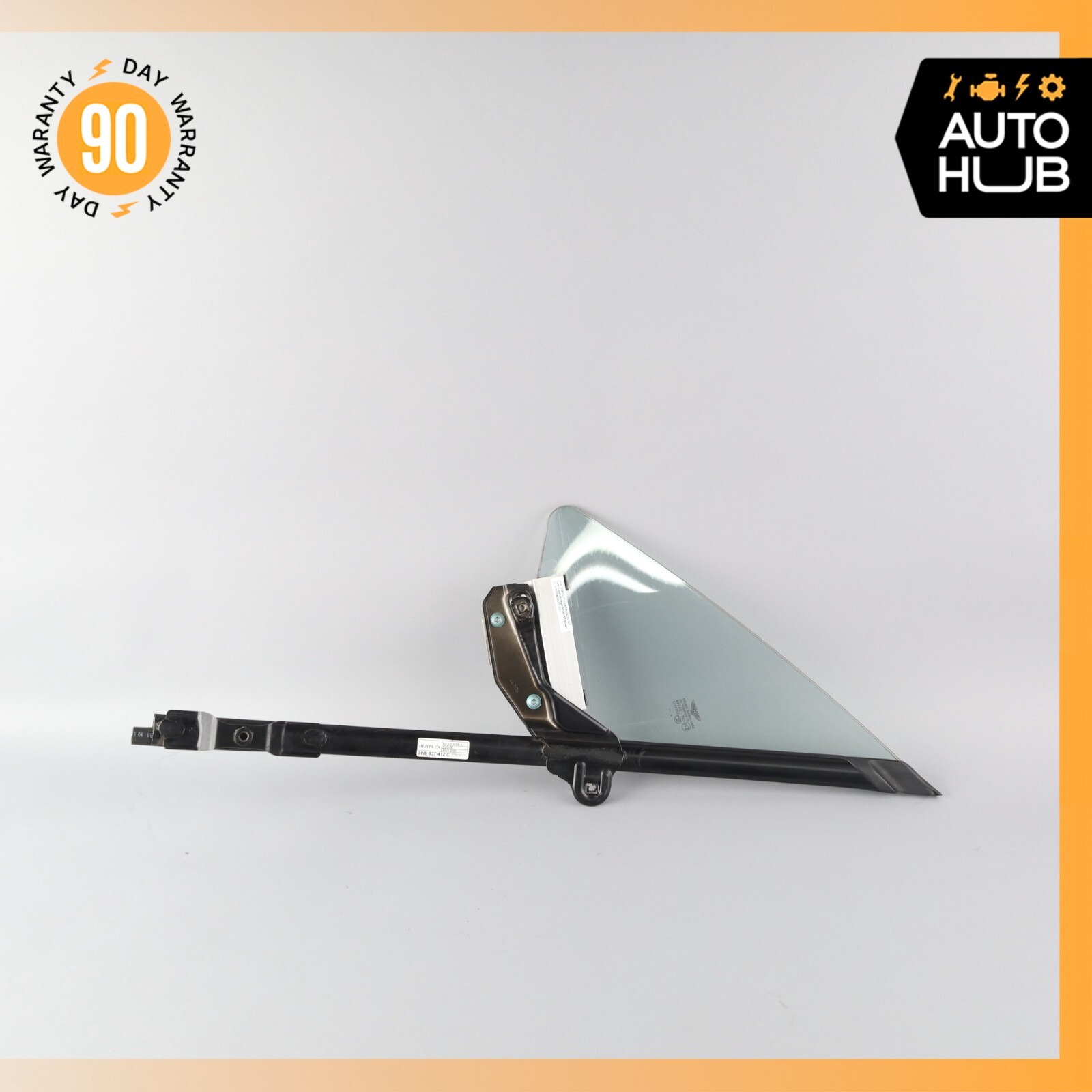 03-10 Bentley Continental GT Front Right Side Door Vent Window Glass OEM 53k