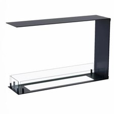 Foco Paravent 800 Slim, Noir, Poêle À Bioéthanol Encastré, 7,5 Heures, 3,3 Kw