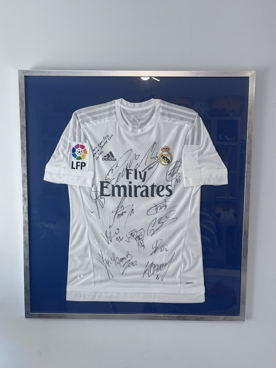 Real Madrid Jersey Signed By 13 Players Completely New Season 15