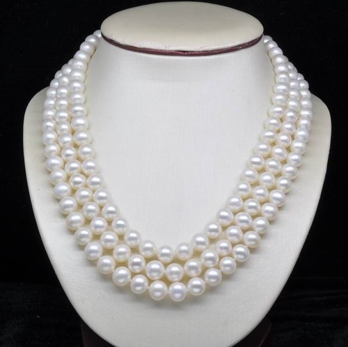 Sea South White Round Pearl Necklace 16 