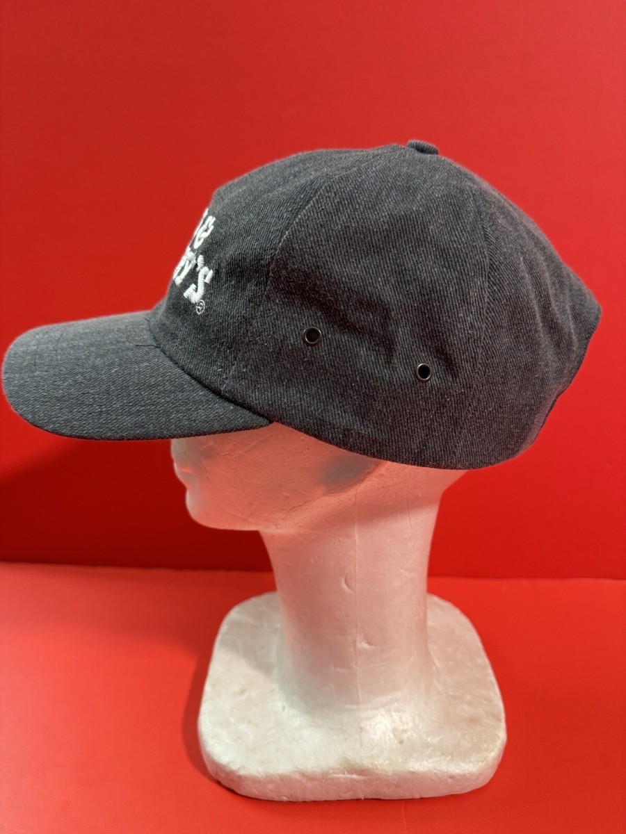 Vintage Ben & Jerry's Baseball Hat Cap Cow Ice Cream Gray Made In