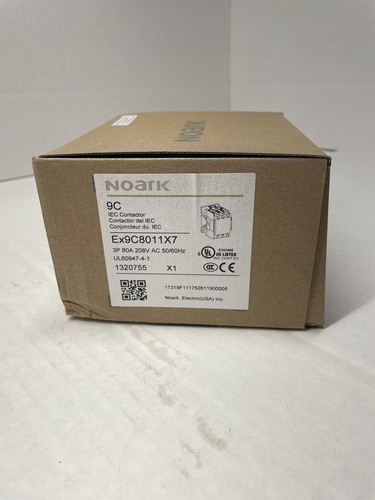 NEW IN BOX Noark EX9C8011X7 contactor 80 amp, 3 phase, NO/NC aux contact - Picture 12 of 12