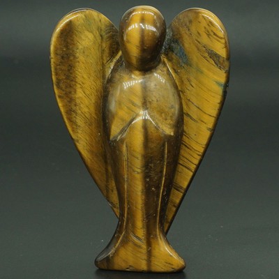 2/'/' Inch Natural Yellow Aventurine Carved Angel Healing Reiki Figurine Crafts