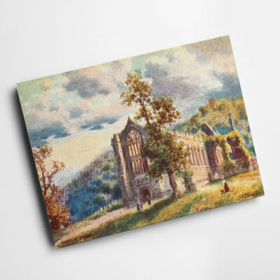 A6 PRINT - Vintage Yorkshire - Bolton Abbey (b)