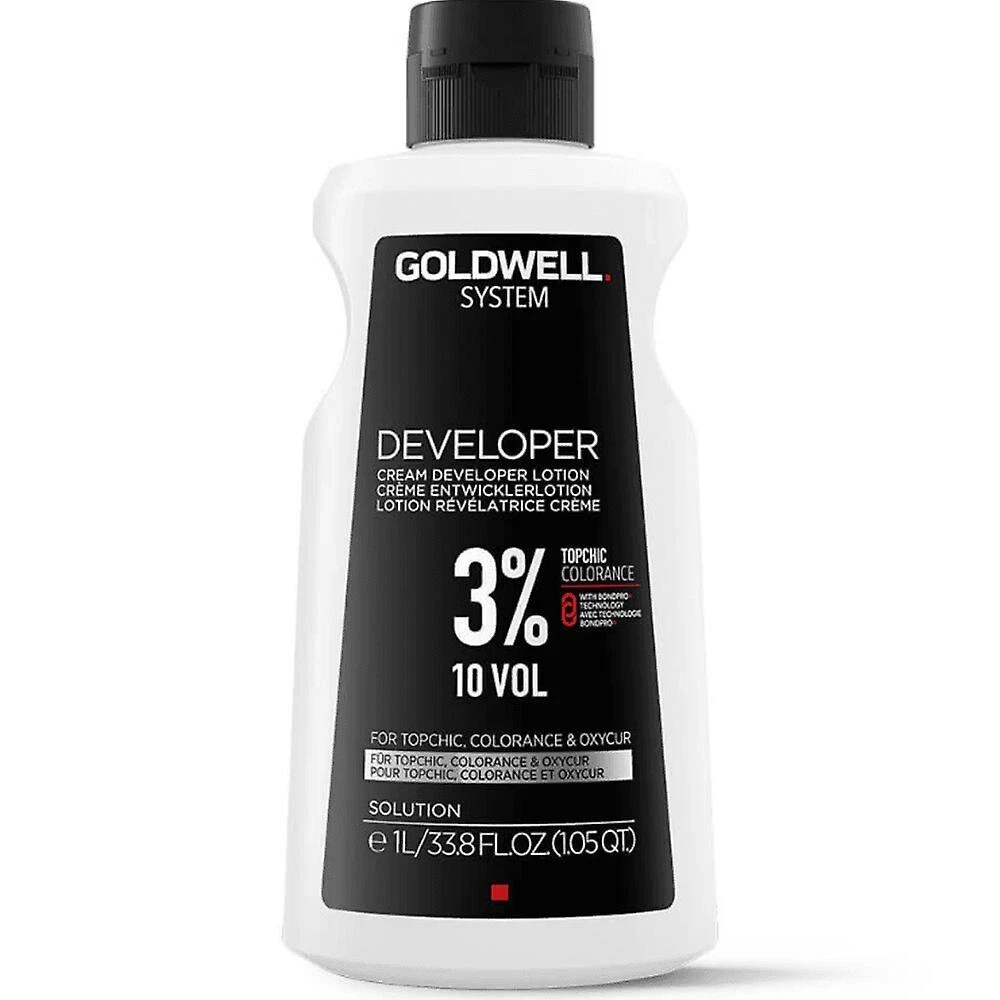 Goldwell System Developer Lotion 3% 10 volume 33.8 oz - FREE