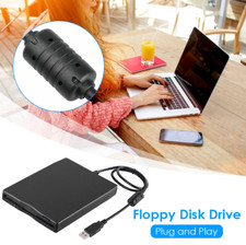 3.5 inch USB Mobile Floppy Disk Drive 1.44MB External Diskette FDD for Laptop