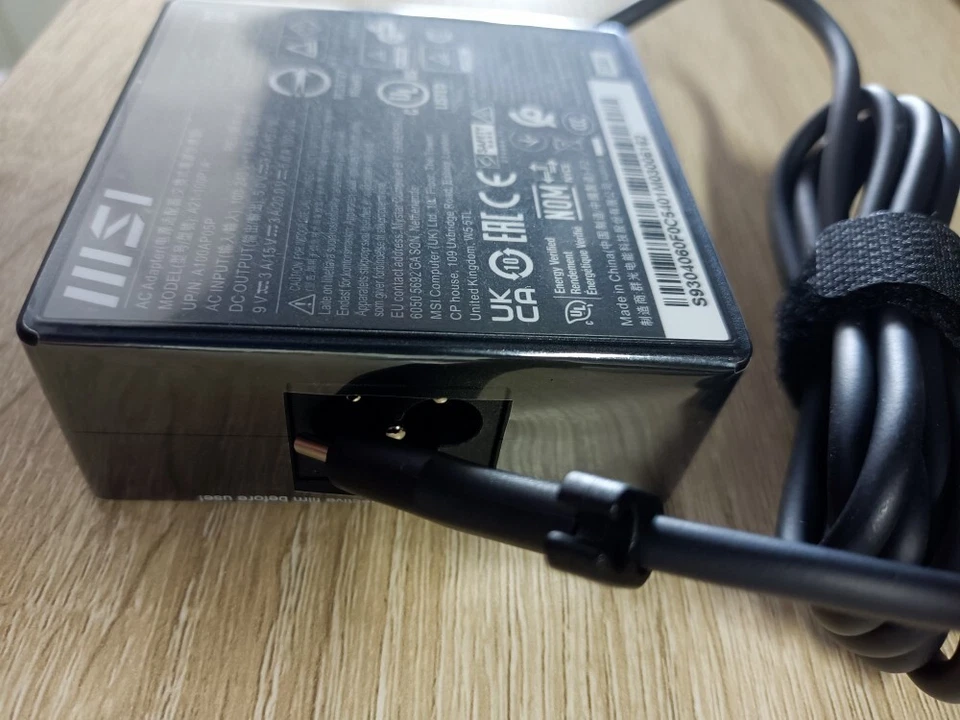 Genuine 100W USB-C Charger AC Adapter MSI Prestige 16 Evo A13M-259US A21-100P1A - Image 2 of 4