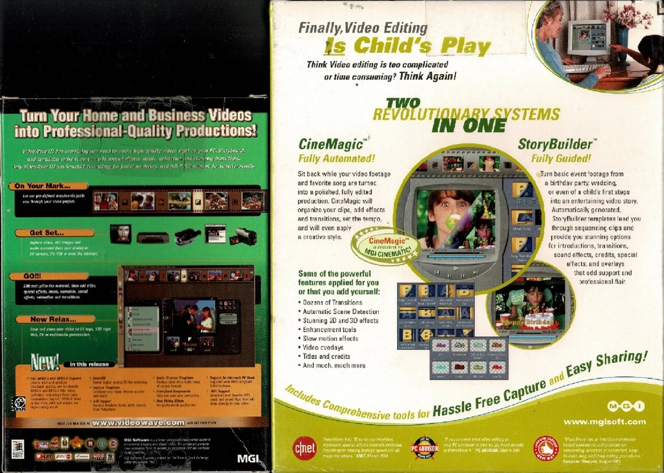 MGI Cinematic and VideoWave III and PhotoVista 2.0 Pc All New Retail Boxes - Image 2 of 2