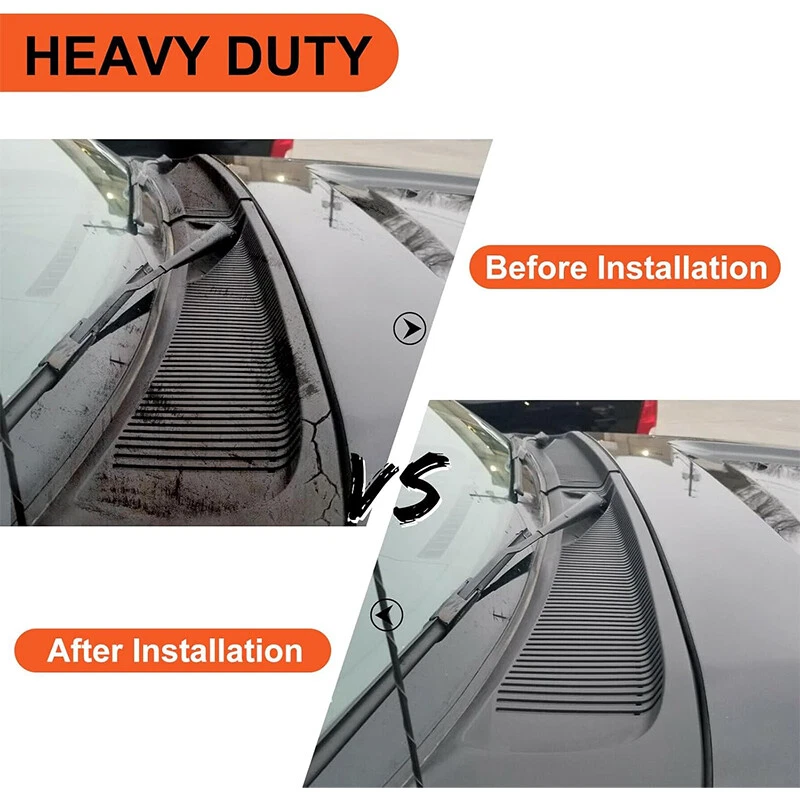 Pair Windshield Wiper Cowl Panel Grille For 2011-2016 Super Duty Ford F-250 F350 Foto 2 de 4