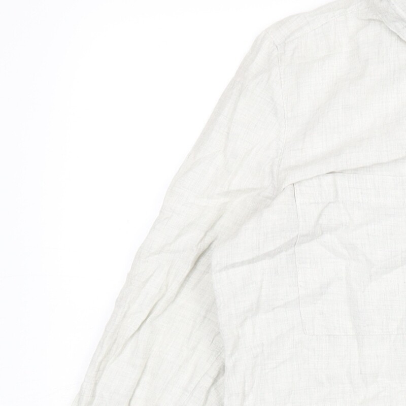 Warehouse Womens Green Polyester Basic Button-Up … - image 9