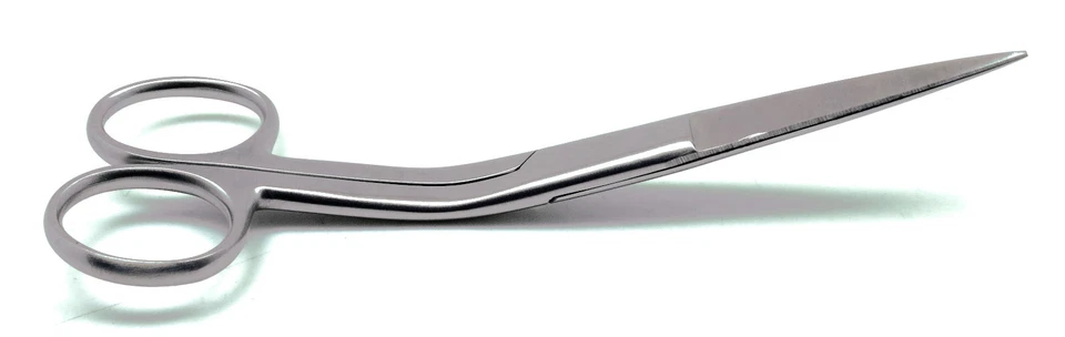 10× New Bent Handle Curved Scissor 5.5" Sharp Embroidery Dressmaking Instruments - Image 2 of 4