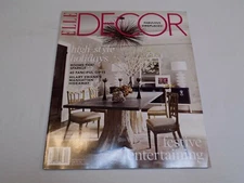 Elle Decor Magazine 2011 December Issue Festive Entertaining High Style Holidays