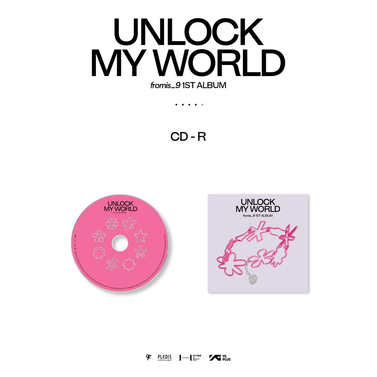 FROMIS_9 1st Album Unlock My World Compact Random Ver CD+Book+P