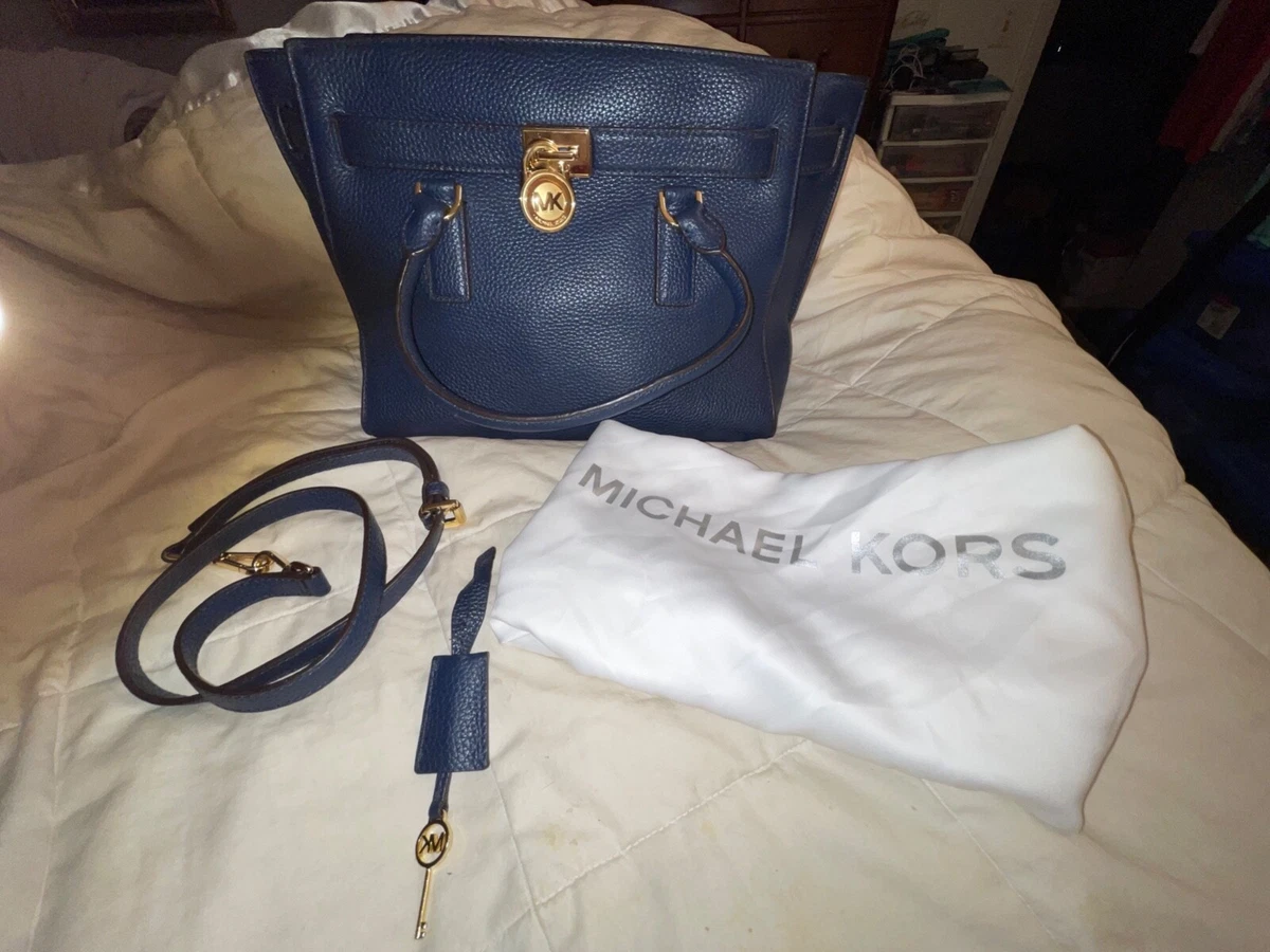 Michael Kors, Bags, Michael Kors Navy Blue Shoulder Bag