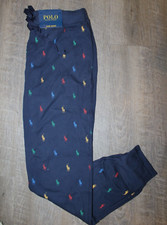 NWT Polo Ralph Lauren Men's Waffle Knit Sleep Jogger Athletic Sweatpants Blue
